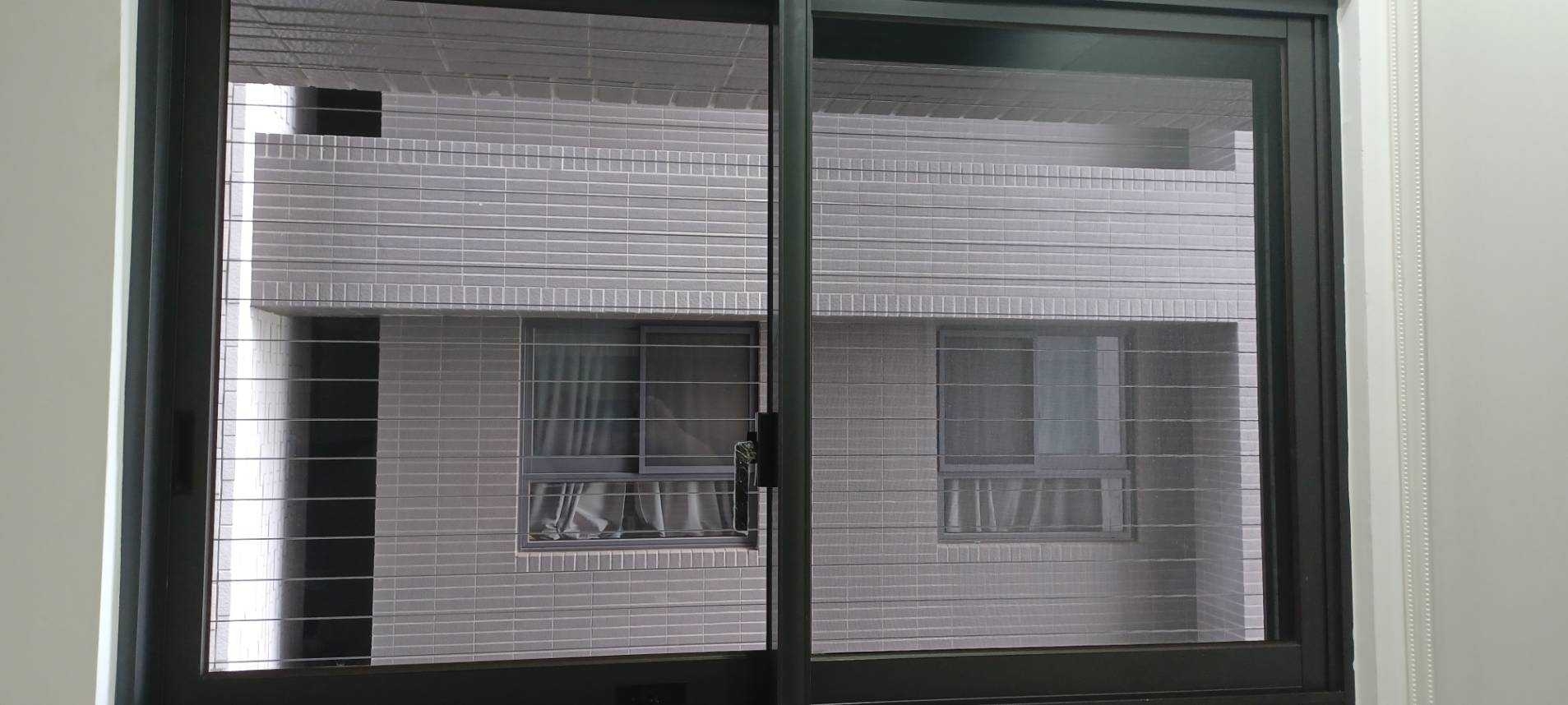 【台中隱形鐵窗】台中洲際棒球場附近 隱形鐵窗工程